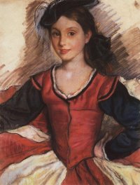 Зинаида Серебрякова. Тата в танцевальном костюме, 1924