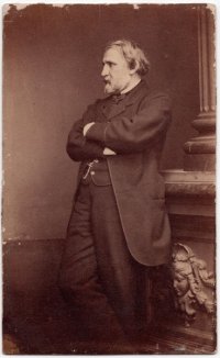 И.С. Тургенев. Париж. 1861. На обороте дарственная надпись К.К. Случевскому «Ив. Тургенев. Париж. 24го окт. 1861». Фотография Carjat Cie.