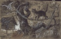Табурин В. А. Иллюстрация к поэме А. С. Пушкина «Руслан и Людмила». 1910-е