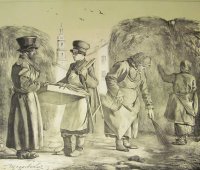 Г. Щедровский. Русские типы. 1840-е гг.