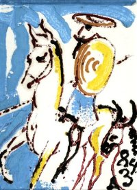 Иллюстрация к роману Сервантеса «Дон Кихот». 1984. Собрание М. Курцера