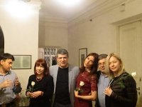 Участники группы после чтений 31 марта 2015 года в музее Серебряного века