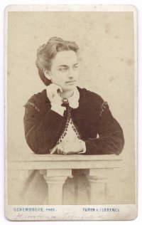 Н. А. Герцен (Тата). Фото Schemboche. 1868. Флоренция