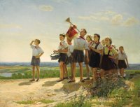 Н. Беляев. Счастливые. 1949