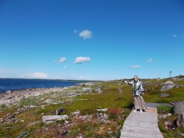 Е. Варенцова на Соловках