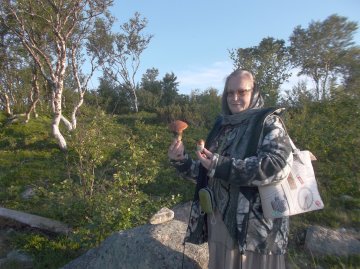 Е. Варенцова на Соловках